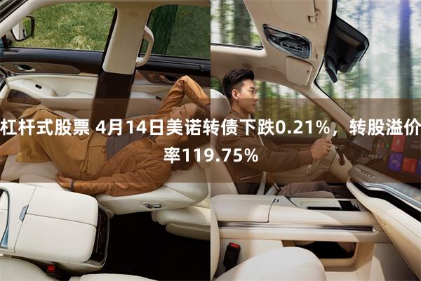 杠杆式股票 4月14日美诺转债下跌0.21%，转股溢价率119.75%